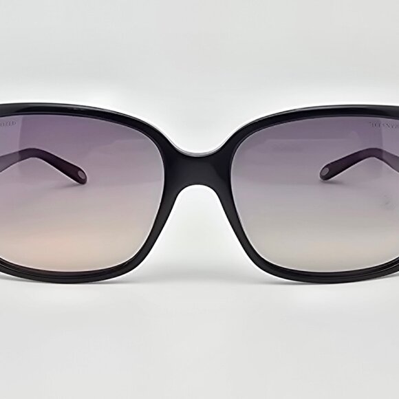 Tiffany & Co TF4043-B 8001/T3 Black Rhinestone Key Polarized Grey Sunglasses main image 12